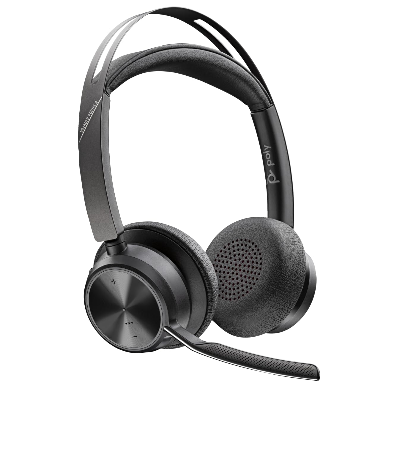 ヘッドホン Poly VOYAGER FORCUS 2 HEADSET POLY VOYAGER FOCUS 2 TEAMS BLUETOOTH USB-A ANC-COM BASE