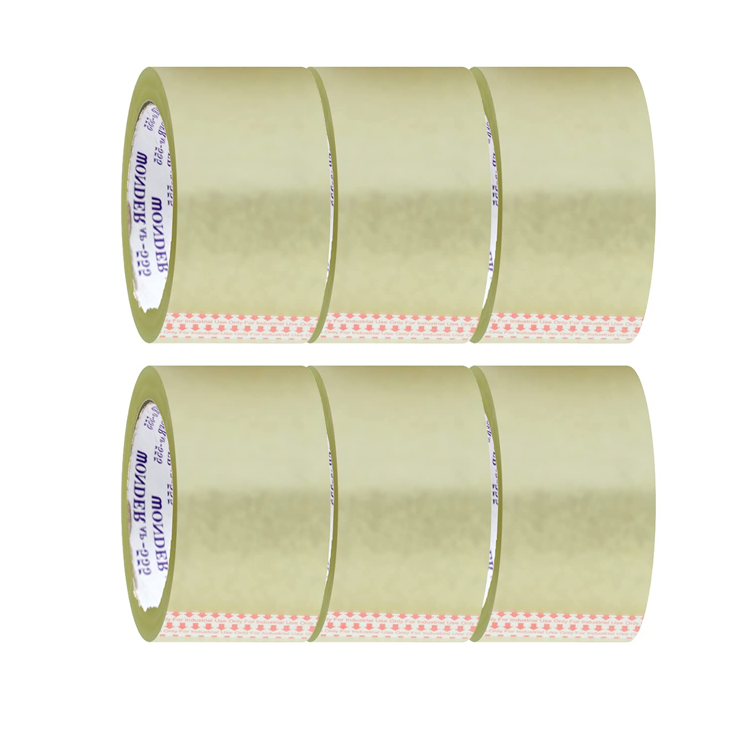 SuperCom White BOPP Tape Packing Tape Rolls | Adhesive Carton Packing High Strength Tape | Packaging Tape for Home, Office use & Box Packaging - 3 Inch 100 Meters, Pack of 4