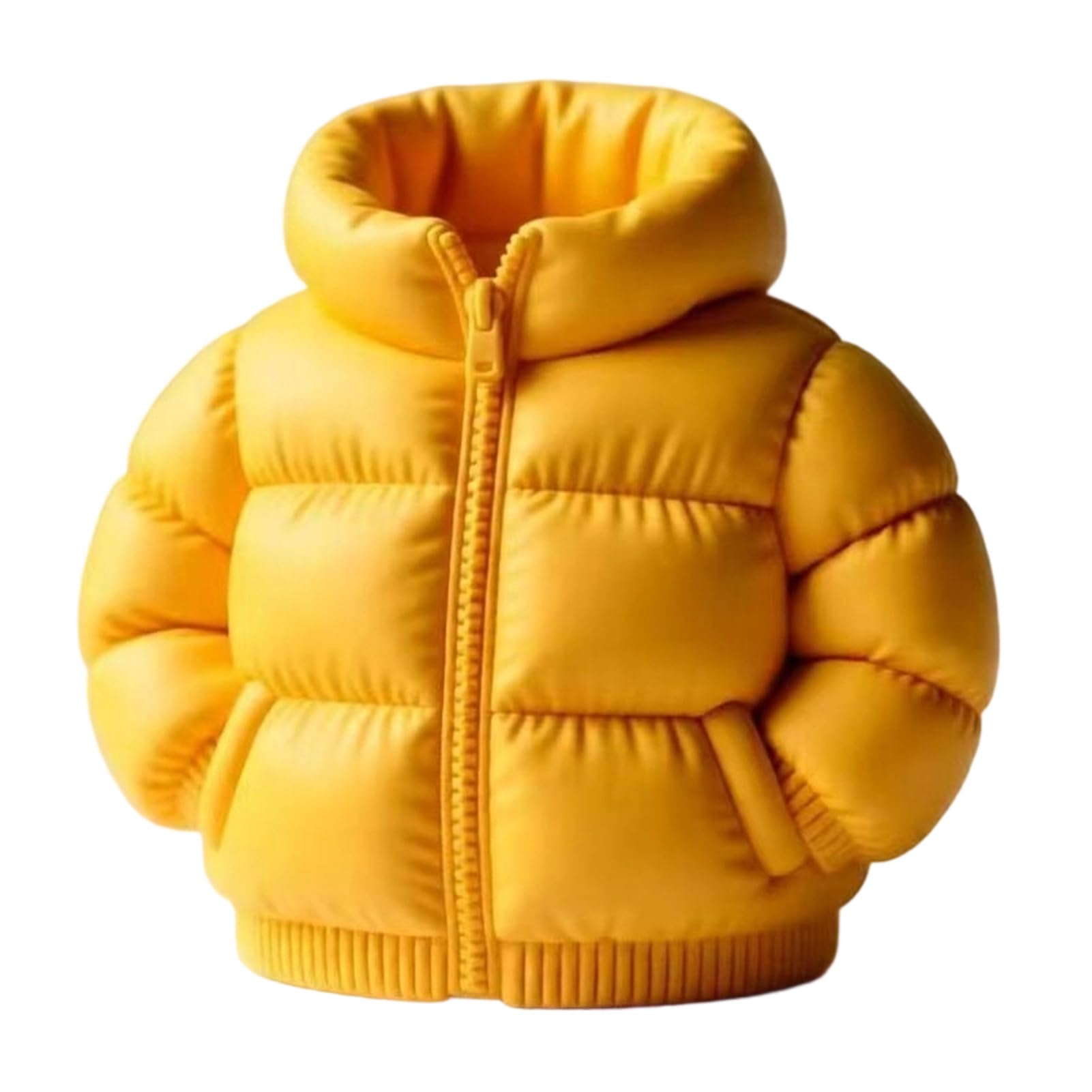 Glifora Rainbow Down Coat Pen Holder - 3D Printed Puffer Jacket Desk Organiser, Creative Storage for Stationery and Brushes