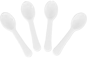 Gmark 3" Mini Plastic Tasting Spoons, 200-Count