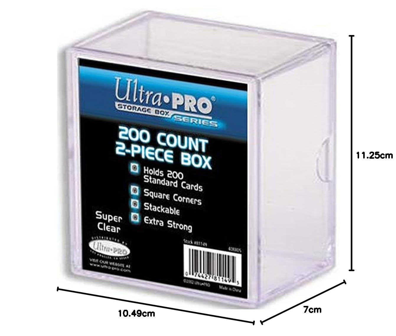Amazon.co.jp: Ultra PRO - 200枚収納 2ピース クリアカードストレージ