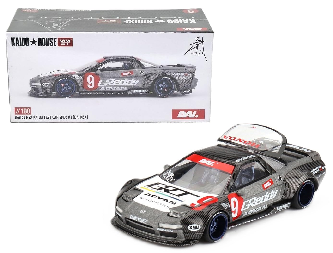 Diecast Model Car Compatible with Kaido House x Mini GT 1:64 Honda