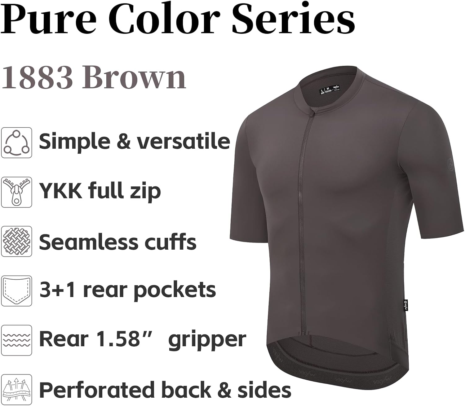 YKYWBIKE Cycling Jersey Men with Pockets Bike Jersey Short Sleeve Biking Shirts for Men Cycling Breathable MTB Biker Shirts - Image 3