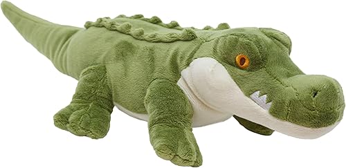 Wild Republic Ecokins, cocodrilo, animal de peluche, 12 pulgadas, regalo para niños, juguete de peluche, hecho de botellas de agua recicladas