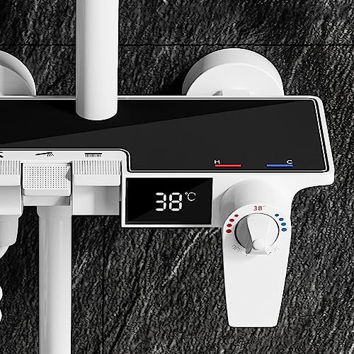 Ensemble de douche à 4 fonctions et douchette à main à 3 modes jet