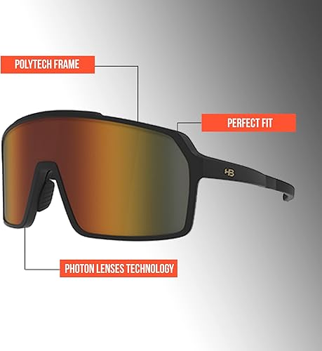 Miniatura 4 de Hot Buttered Gafas de sol Performance GRINDER - Gafas deportivas, hombre y mujer - Ciclismo, Pesca