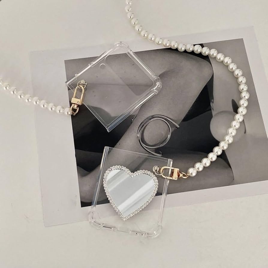 Amazon.co.jp: Love Pearl クロスボディチェーンクリアケース