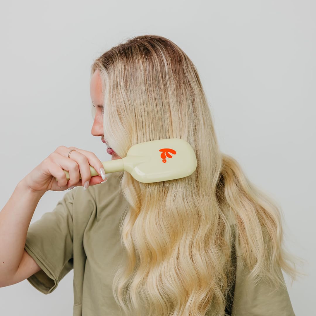 Kaxi Metal Bristle Hair Brush with Free GRWM Clips