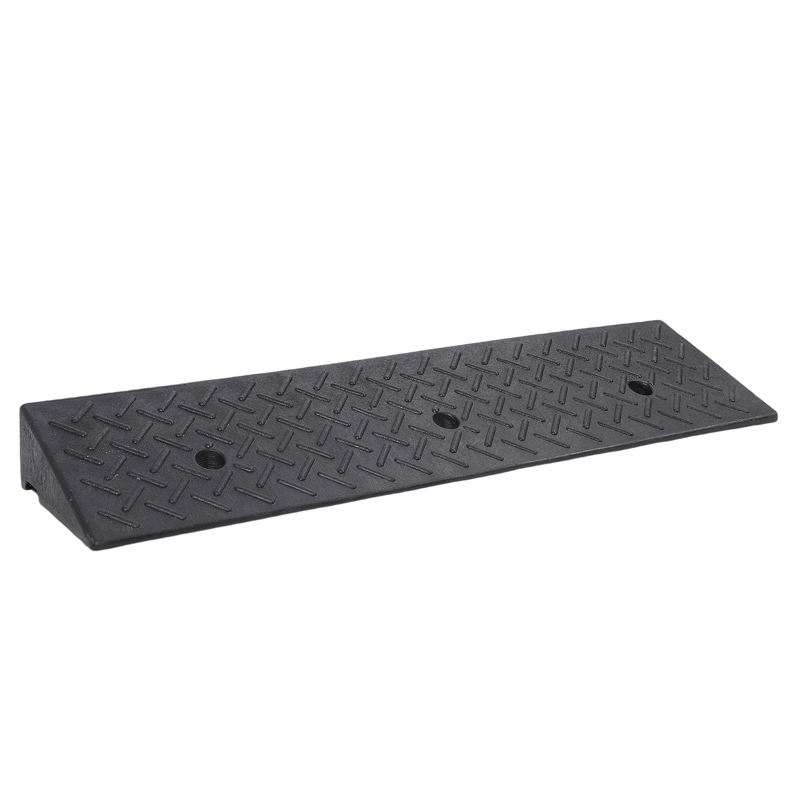Generic Wytrzymałe Gumowe Bloki Rampowe do Płynnego Pokonywania Krawężników Drogowych dla Samochodów Osobowych i Motocykli - Rozmiar 100x25x8cm