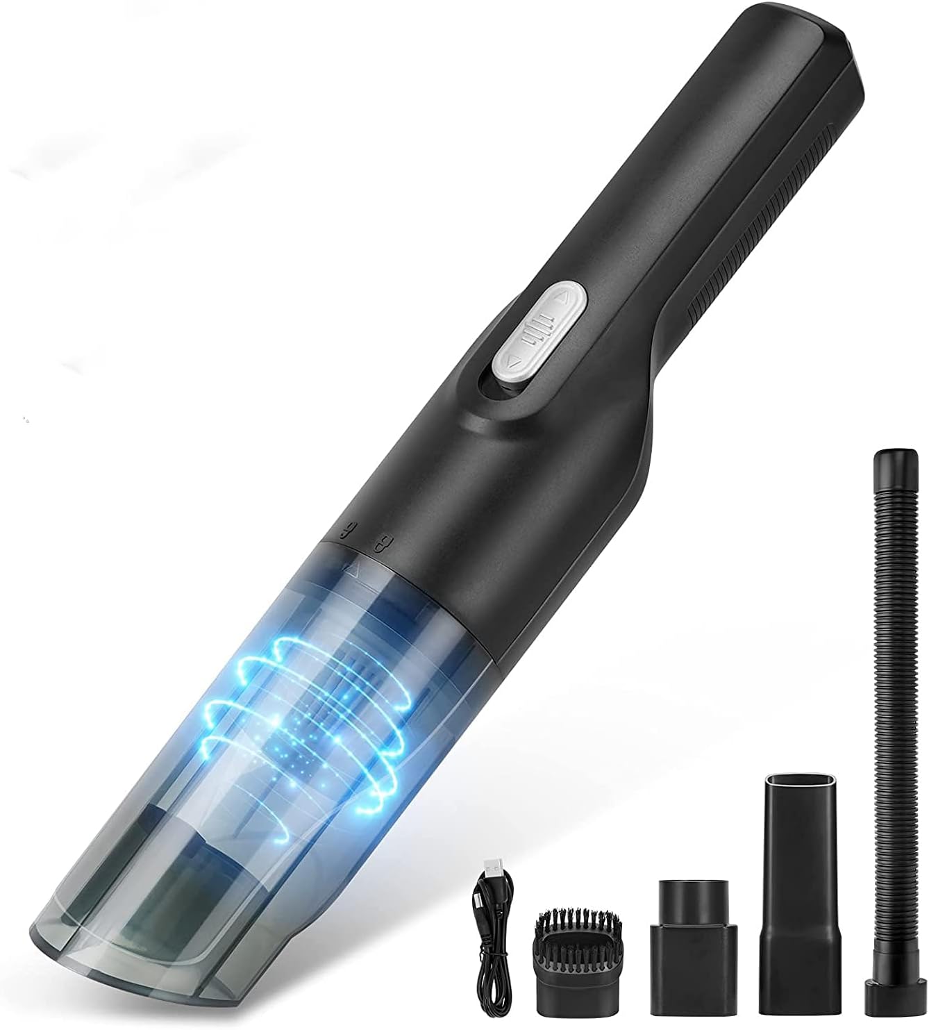 GGEROU Handheld Vacuum Cordless, Portable Mini Vacuum Cleaner, USB Quick Charge Portable Cleaning, Clean Up to 45 min, 120W 7000Pa Strong Suction，for Pet Hair, Sofa, Bed Bottom, Car and Any Corner