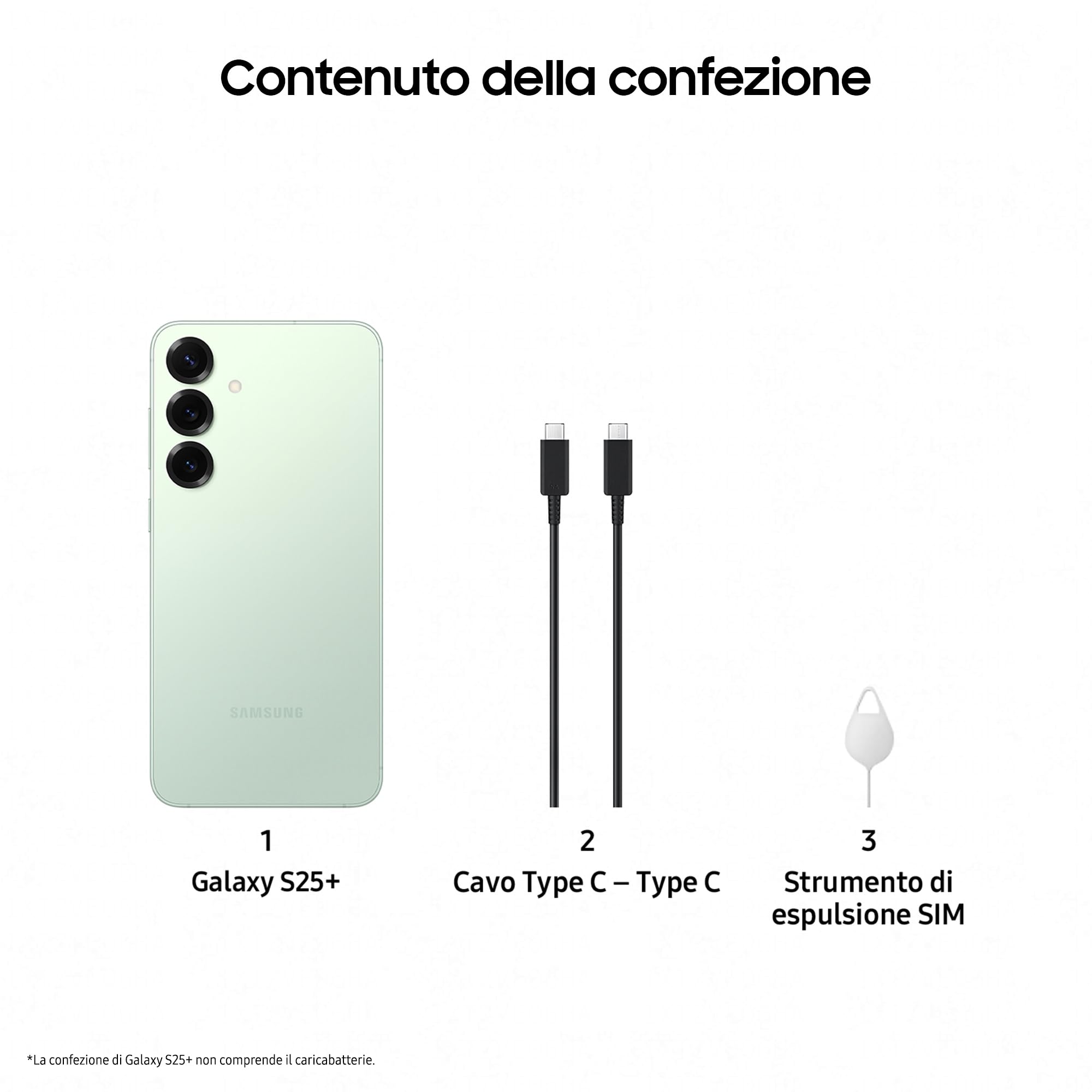 Samsung Galaxy S25+ Smartphone AI, 3 anni di Garanzia del produttore, Display 6.7'' QHD+ Dynamic AMOLED 2X, Fotocamera 50MP, RAM 12GB, 256GB, 4.900 mAh, Mint [Versione italiana]