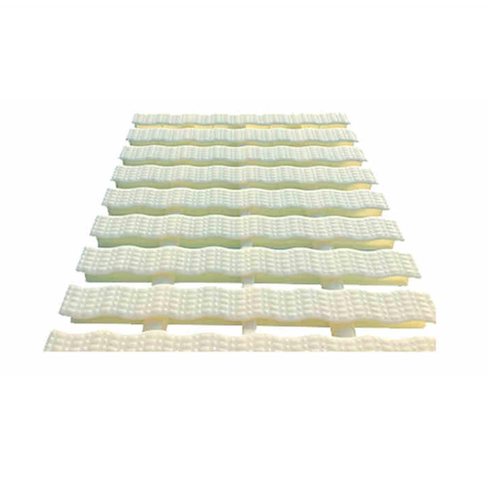 GJMSSMY Rhombus Textured Activity Grating Cover - 25x100cm, 20pcs ABS Swimming Pool Drain Grates, Durable Drainage Equipment for Patios & Pools