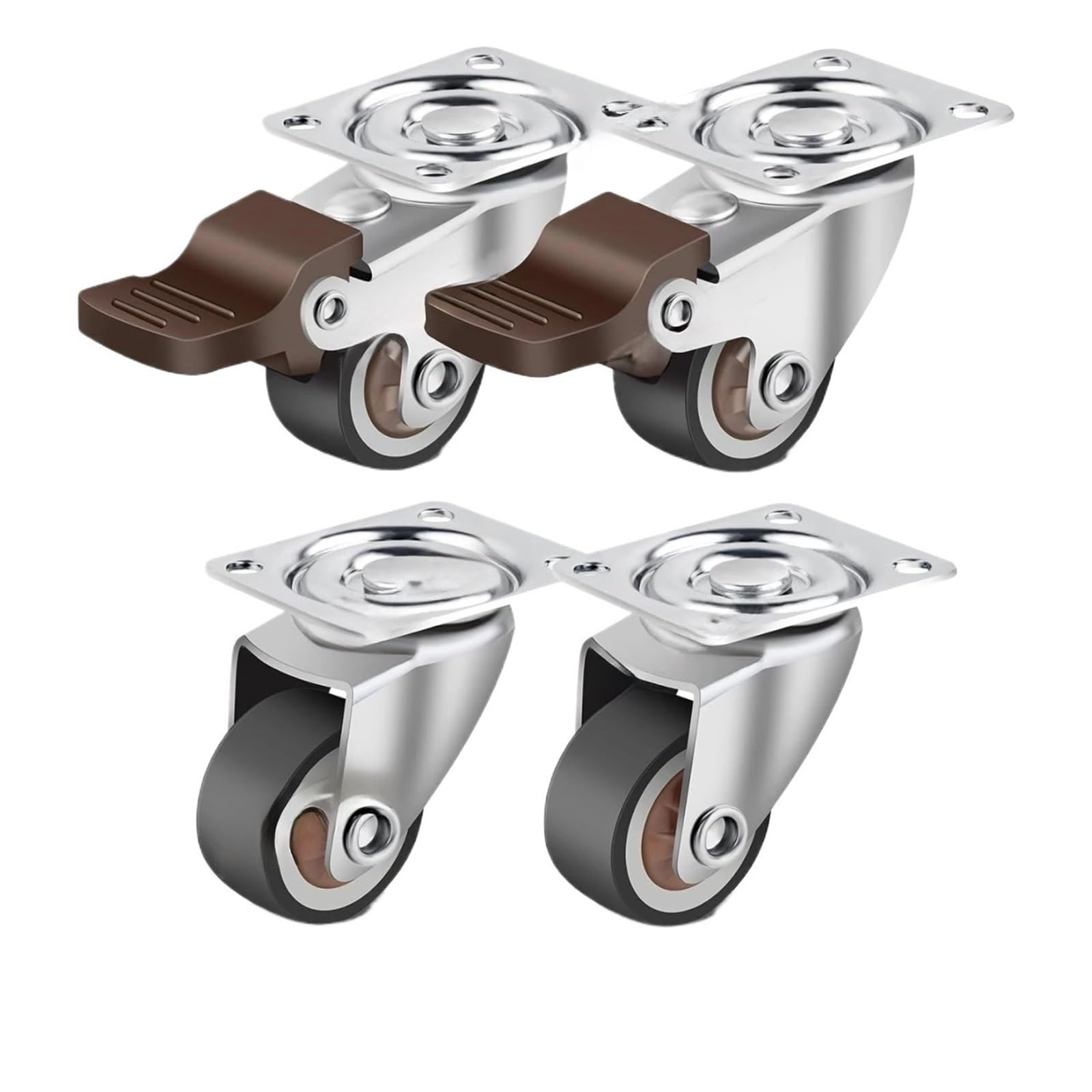 Roulettes en caoutchouc robustes pour mobilier durable - 3