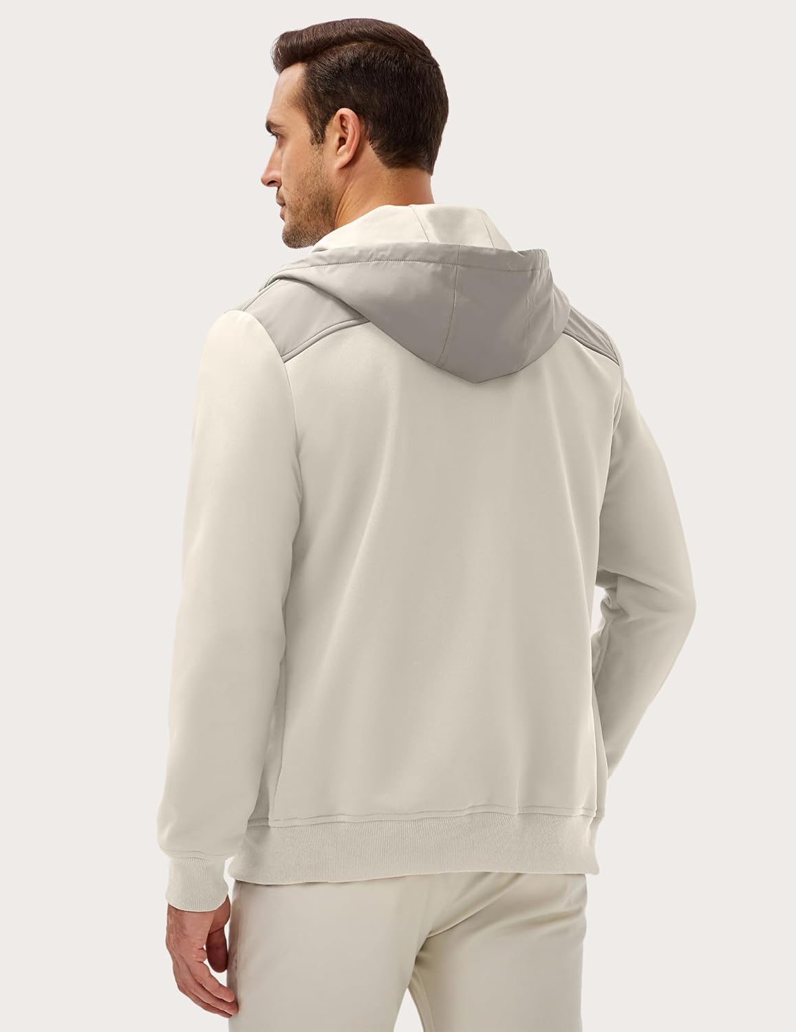 JMIERR Men Hoodie Zip Up Casual Drawstring Hooded Jacket with Pockets Workout Hiking Sweatshirt - Image 7