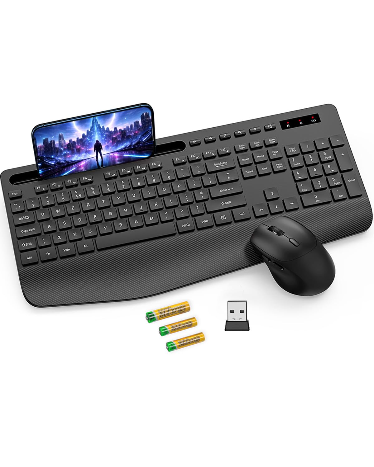 SABLUTE KM23Pro Wireless Keyboard and Mouse Set