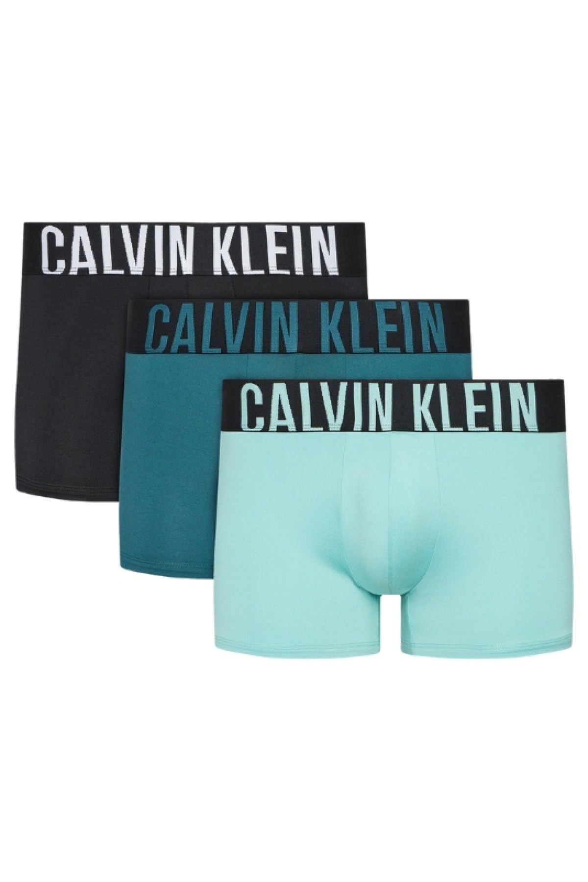 Calvin Klein Pack de 3 Calzoncillos Bóxer para Hombre Algodón Elástico