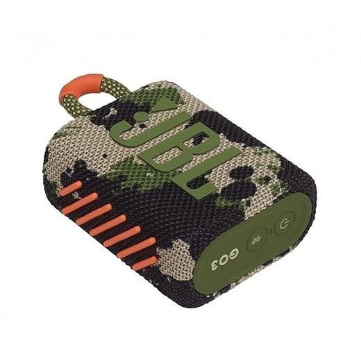 JBL Go 3 Portable Waterproof & Dustproof IP67 Outdoor Wireless Bluetooth Speaker (Renewed) (Blue Pink)