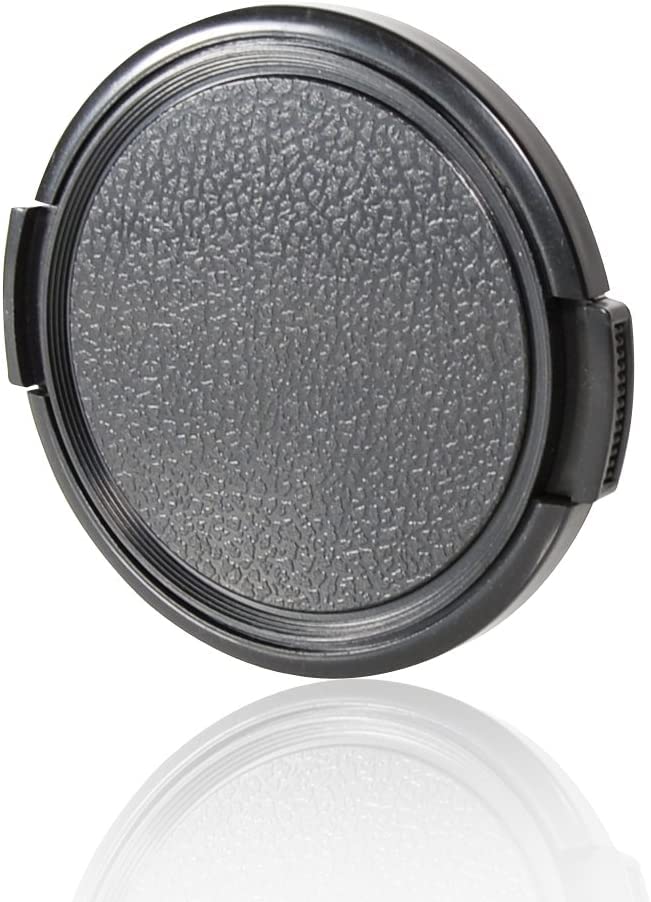 CamDesign Sides Pinch Snap-On Front Lens Cap/Cover Compatible with Canon, Nikon, Sony, Fujifilm Pentax All DSLR Lenses (46 MM)