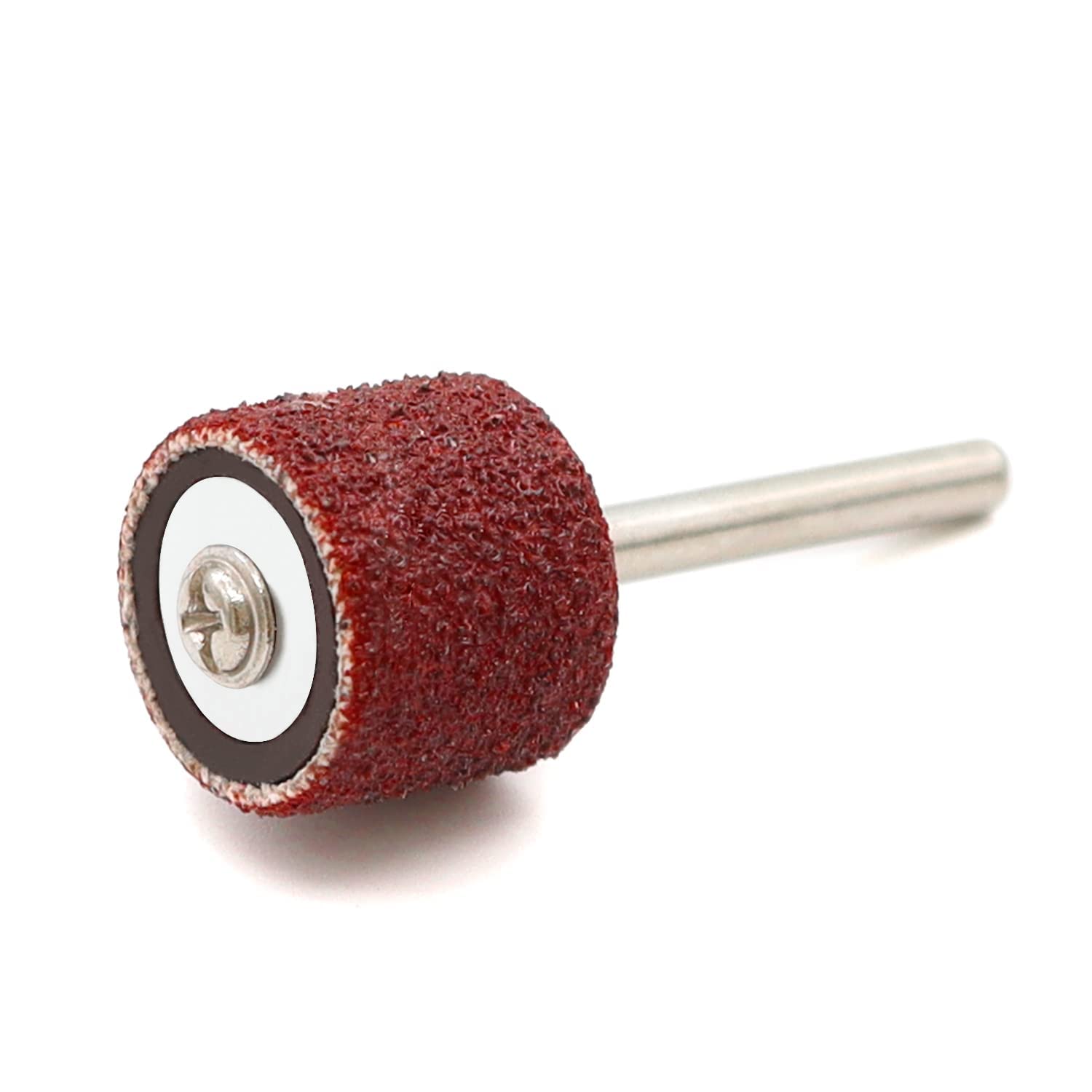 mxuteuk Lot de 400 tambours abrasifs avec 376 pièces (grain 80, 120, 240, 320, 400, 600), 24 mandrins de tambour de ponçage de différents diamètres pour outils rotatifs Dremel
