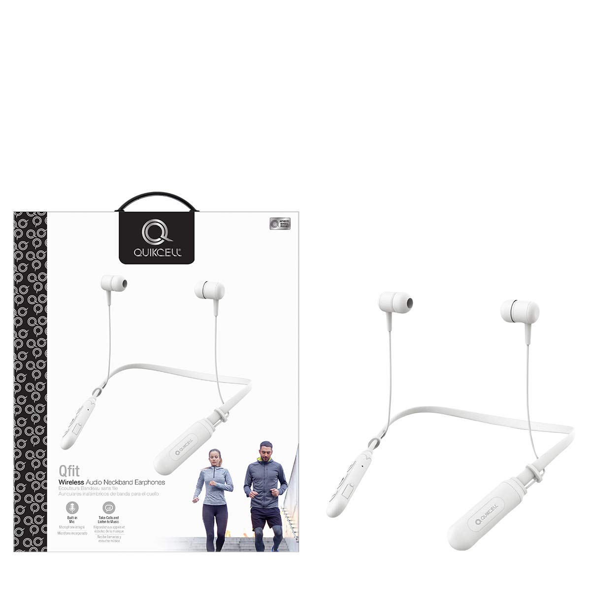 QUIKCELL Qfit Wireless Neckband Earphones