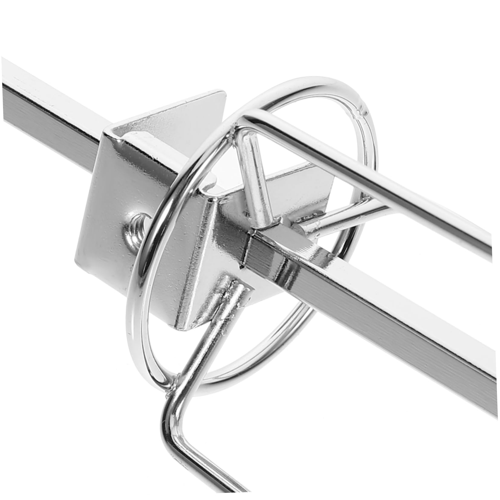 Pratico Forchettone Per Barbecue Allaperto in Acciaio Inox Con Morsetto Per Spiedini Spiedini Piatti Per Pollo Arrosto Gadget Da Cucina Per Feste Di Cucina