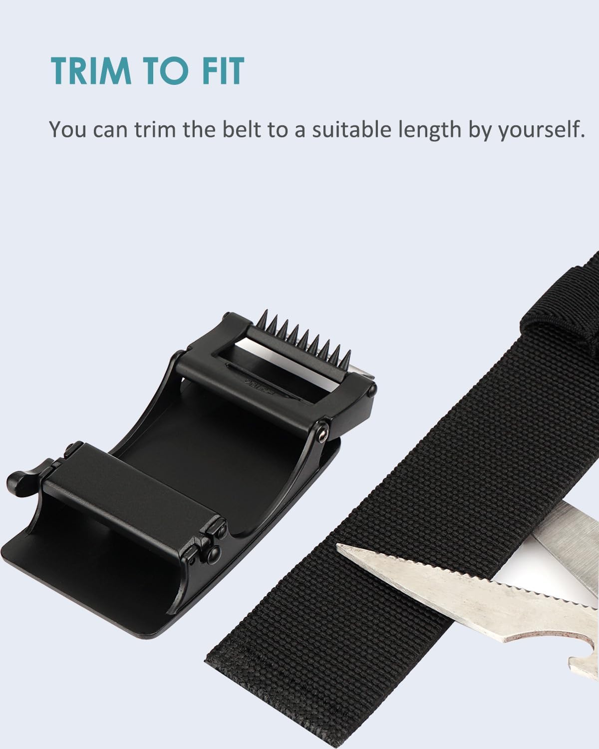 Mens Belt, Tactical Military Utility Rigger Work 1.25 Inch Belts for Men Women with Quick Release Buckle - Image 4