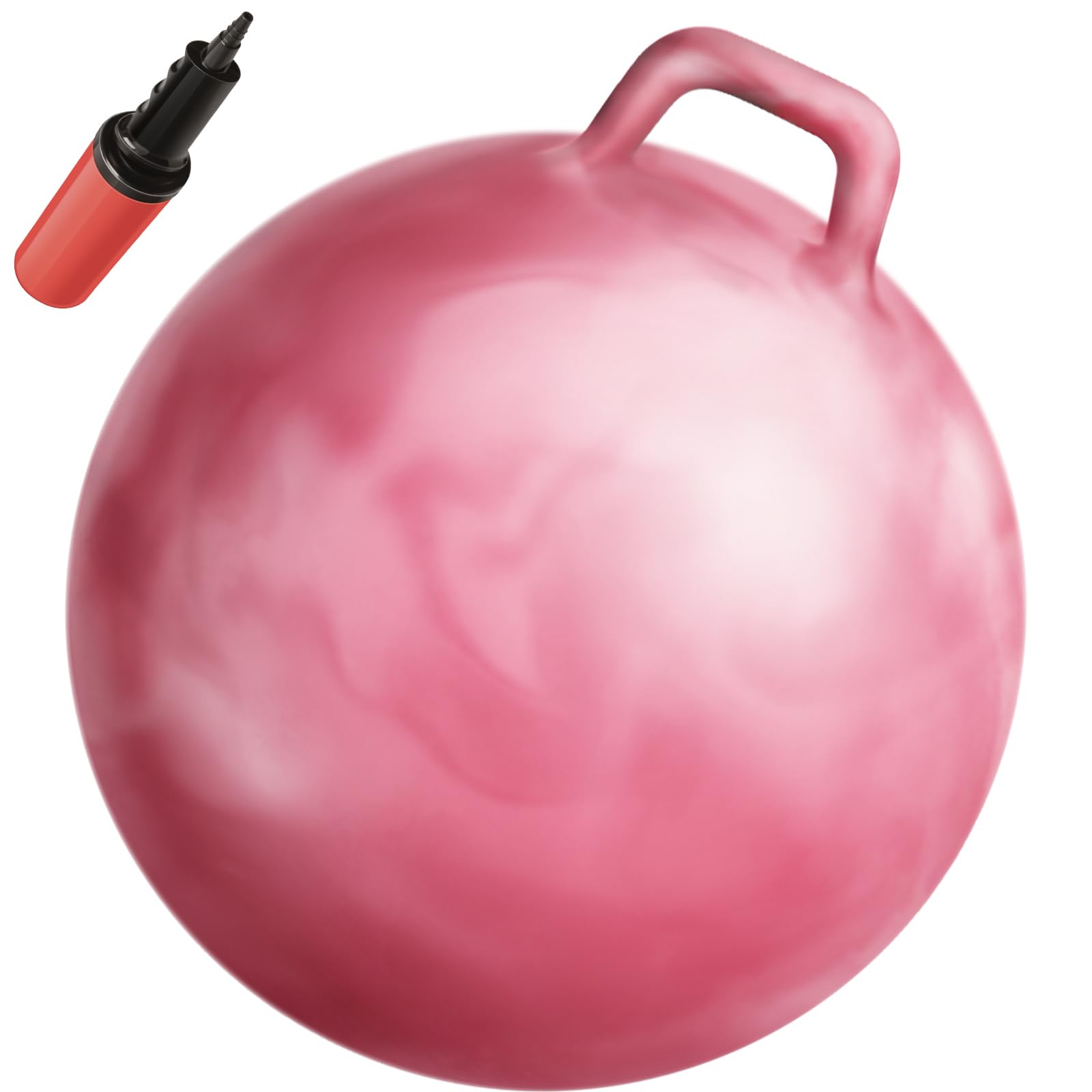 WALIKI Hopper Ball for Kids 3-6 | Hippity Hop Ball | Jumping Hopping Ball | Bouncy Ball | Pink 18" Small: Ages 3-6 (18”/45CM) Hurricane Pink