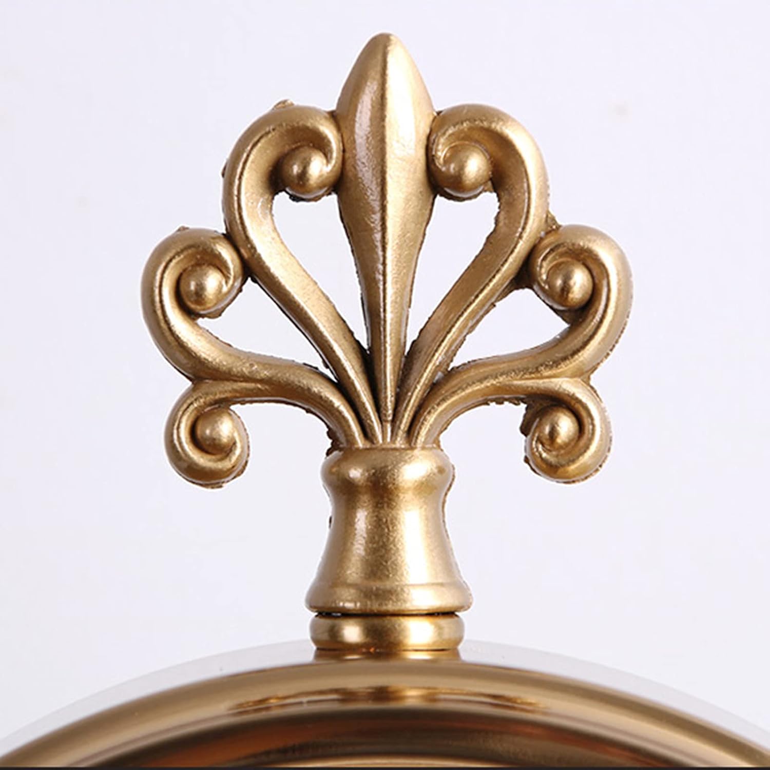 Desk Clock Living Room Ornaments Retro Desktop Home Creative Antique Decorative Mantel Clock with Large Arabic Numerals Battery Operated,