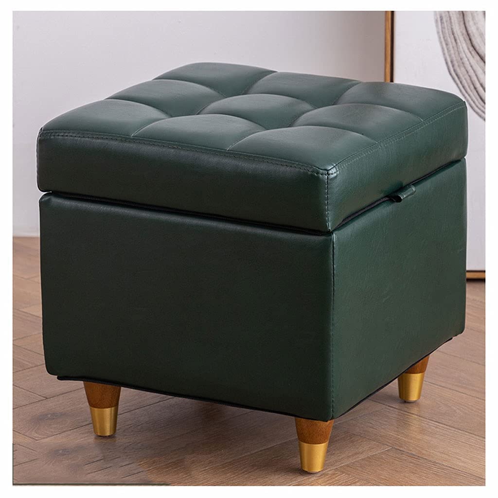 Repose-pieds ottoman avec coffre pour soulager les jambes lourdes et désencombrer le salon