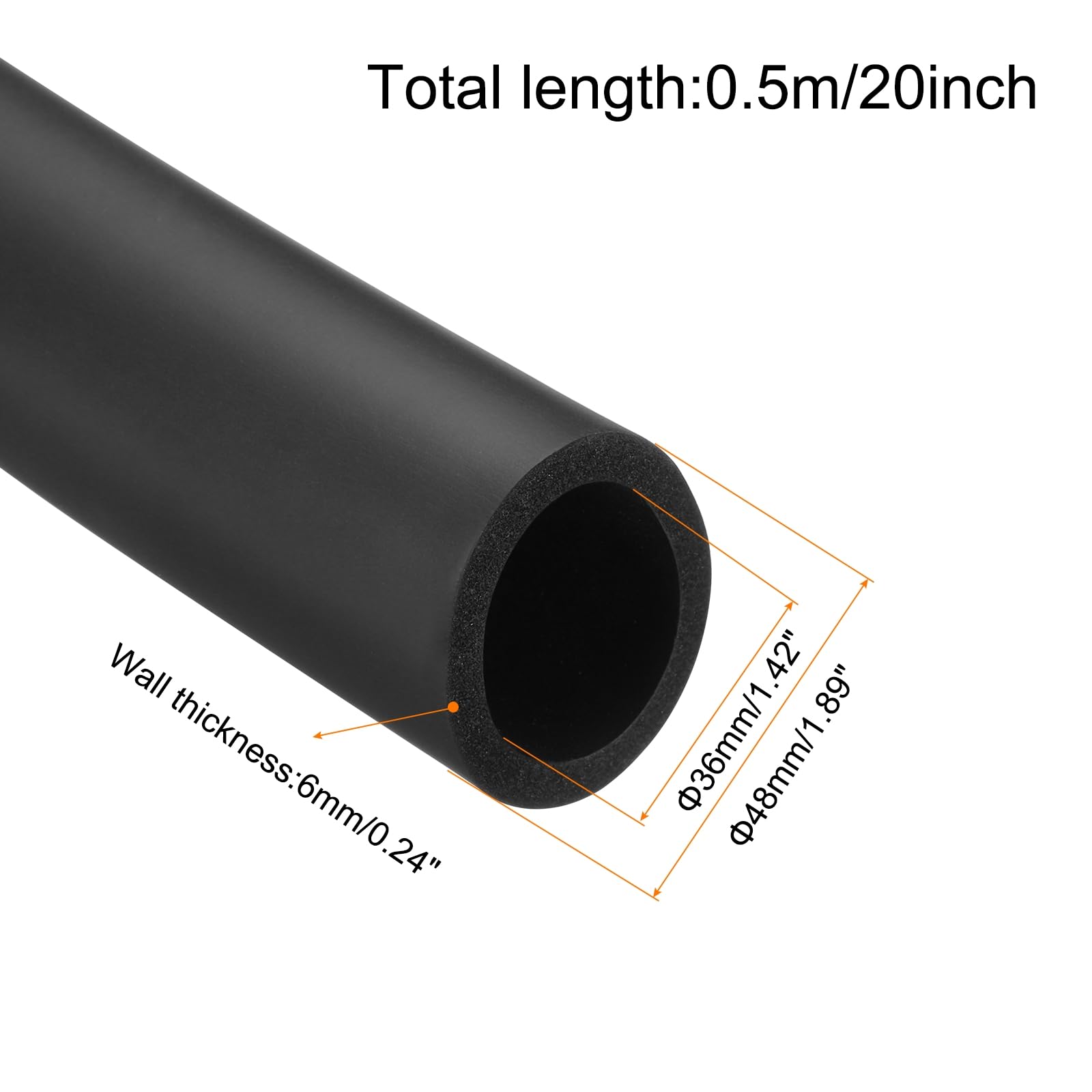 QUARKZMAN Rohrisolierung Schaumrohr – 2 Stück, 30 Mm Innendurchmesser, 60 Mm Außen, 95 Cm Lang, Weiß, Für Kupferrohr – Frostschutz & Wärmedämmung QUARKZMAN Rohrisolierung Schaumrohr – 2 Stück, 30 Mm Innendurchmesser, 60 Mm Außen, 95 Cm Lang, Weiß, Für Kupferrohr – Frostschutz & Wärmedämmung