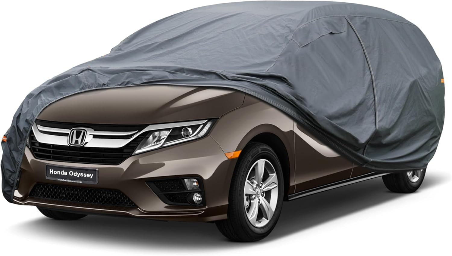 GUNHYI Premium Car Cover Custom Fit Honda Odyssey (1999-2026), 16 Layers Heavy Duty Car Cover Waterproof All Weather with Zipper Door for Sun Rain Snow Dust Uv Protection