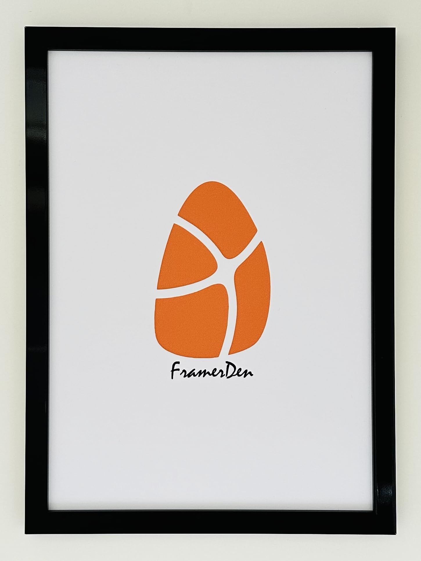 FramerDen® A2 Black Poster Picture Frame Fits 42 x 59.4 cm Size Poster Photo Artwork Print, Portrait & Landscape Wall Mountable, Perspex Front and MDF backing