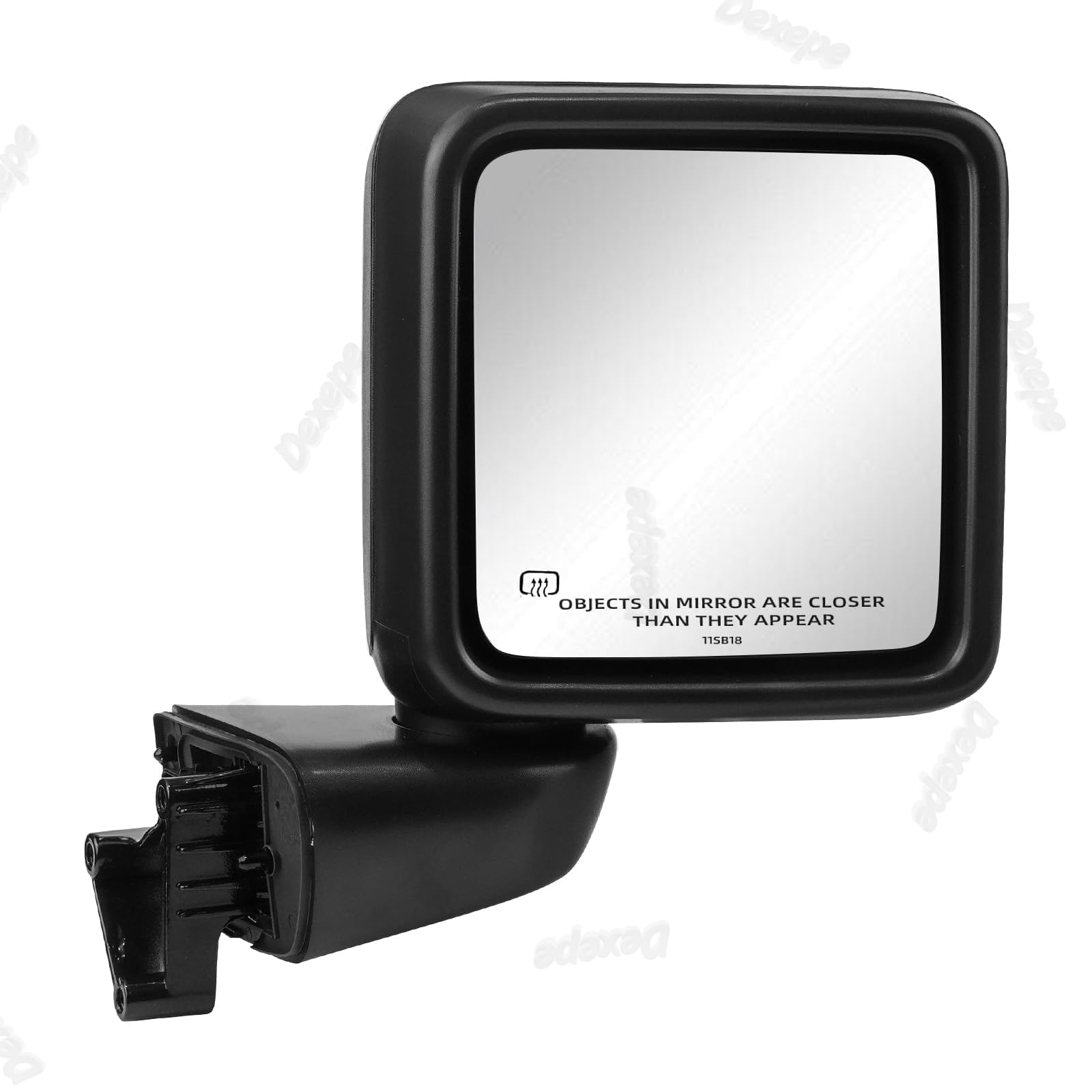 Dexepe Passenger Side Mirror Assembly Compatible with Jeep Wrangler JL 2018-2021 Gladiator JT 2020-2023 Rear View Mirror with Heated, Power Adjustable