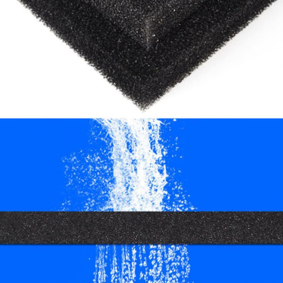 Aquariumschuimpad, aquariumfilterspons, aquariumfilter Biochemische spons Aquariumfilterpads Aquariumfiltratiespons(50 * 50 * 4cm coarse hole