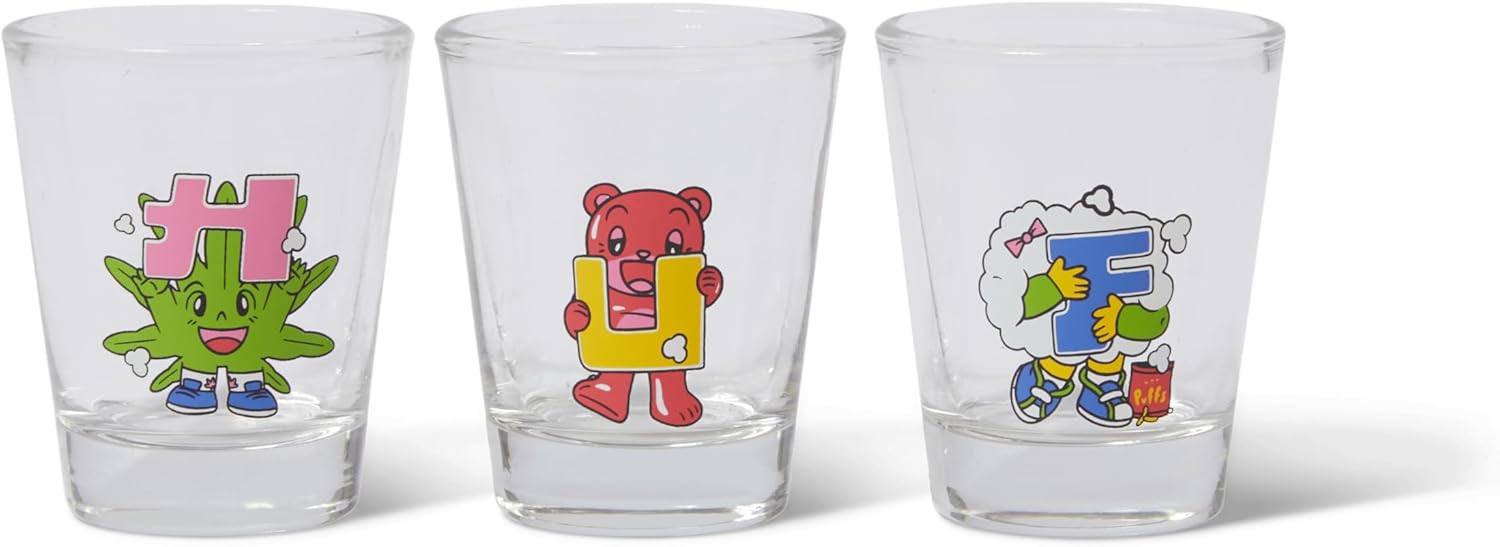 Huf Kawaii Buddies Shot Glass Set, O/S