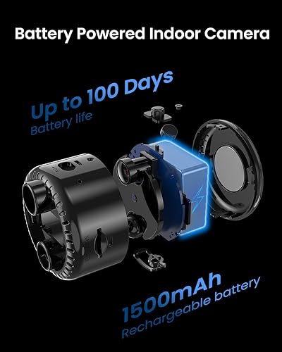 Miniatura 6 de VIDCASTIVE Mini cámara oculta espía 4K inalámbrica WiFi pequeña cámara de niñera portátil interior secretas pequeñas cámaras de seguridad de video