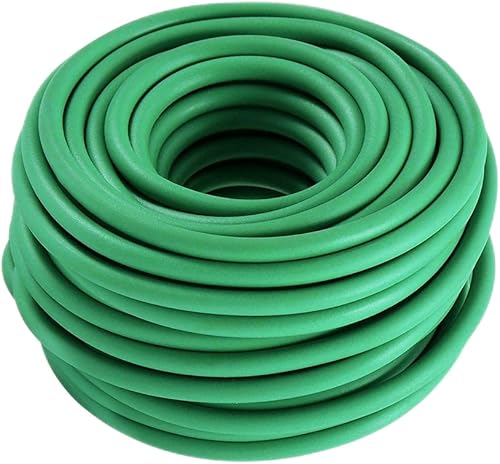Lazos suaves para plantas, lazos de jardín TPR flexibles y duraderos para cordeles, ramas de tomate, enredaderas y cables de cable (verde) (50 pies,