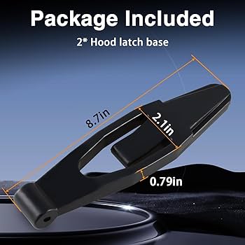 Amazon.com: HIMARKLIF Pair Hood Latch Base Strap Compatible with