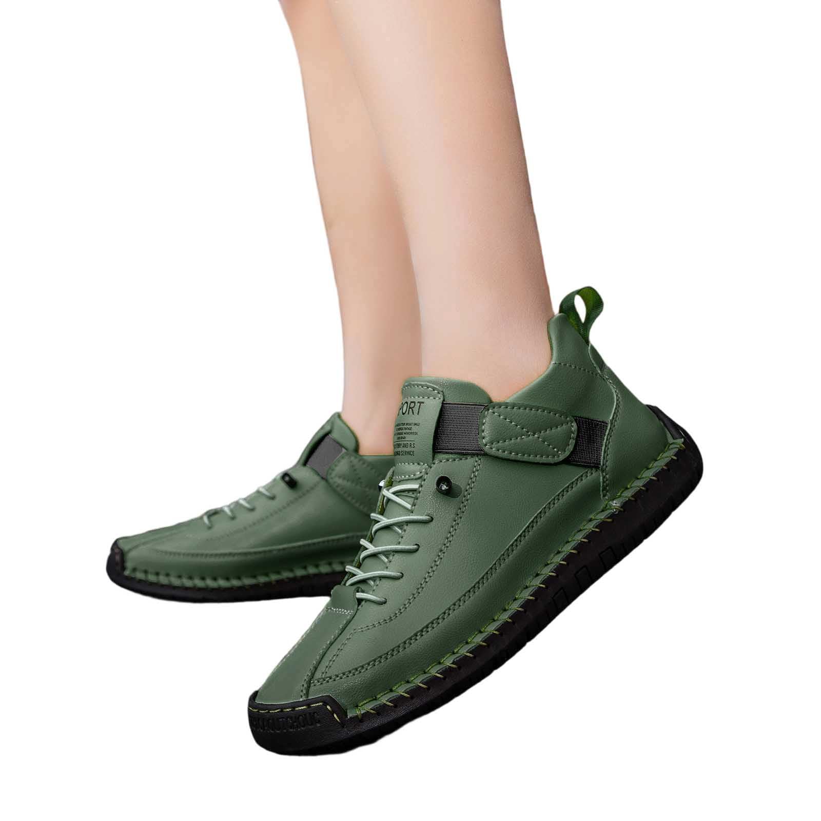 Scarpe da donna con chiusura con lacci, suola a contrasto, cuciture a vista e profilo alto alla caviglia, in PU, per outfit quotidiani, abbinamento casual, silhouette facile da abbinare