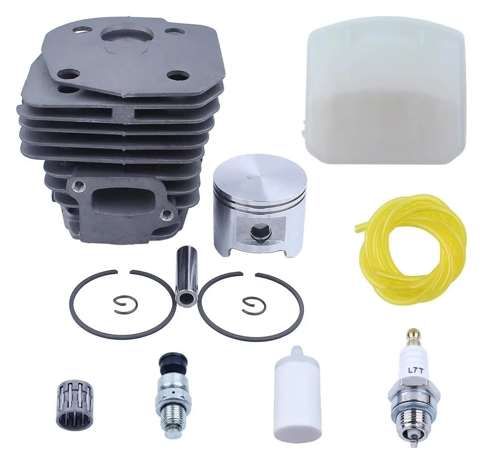 Kit de Motor con Interruptor de Filtro de Aire y pistón de Culata de 45 mm, Compatible con motosierras 353, 351, 350, 346, 346XP, 345 y 340.