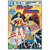 Gertmenian Warner Bros DC Comics Licensed Indoor Kids Area Rug - 5x7 Standard, Nonslip, Ideal for ‎Living Room, Bedroom, Game Room, Classroom, or Playroom - Wonder Woman Cover, Multicolor, 49065