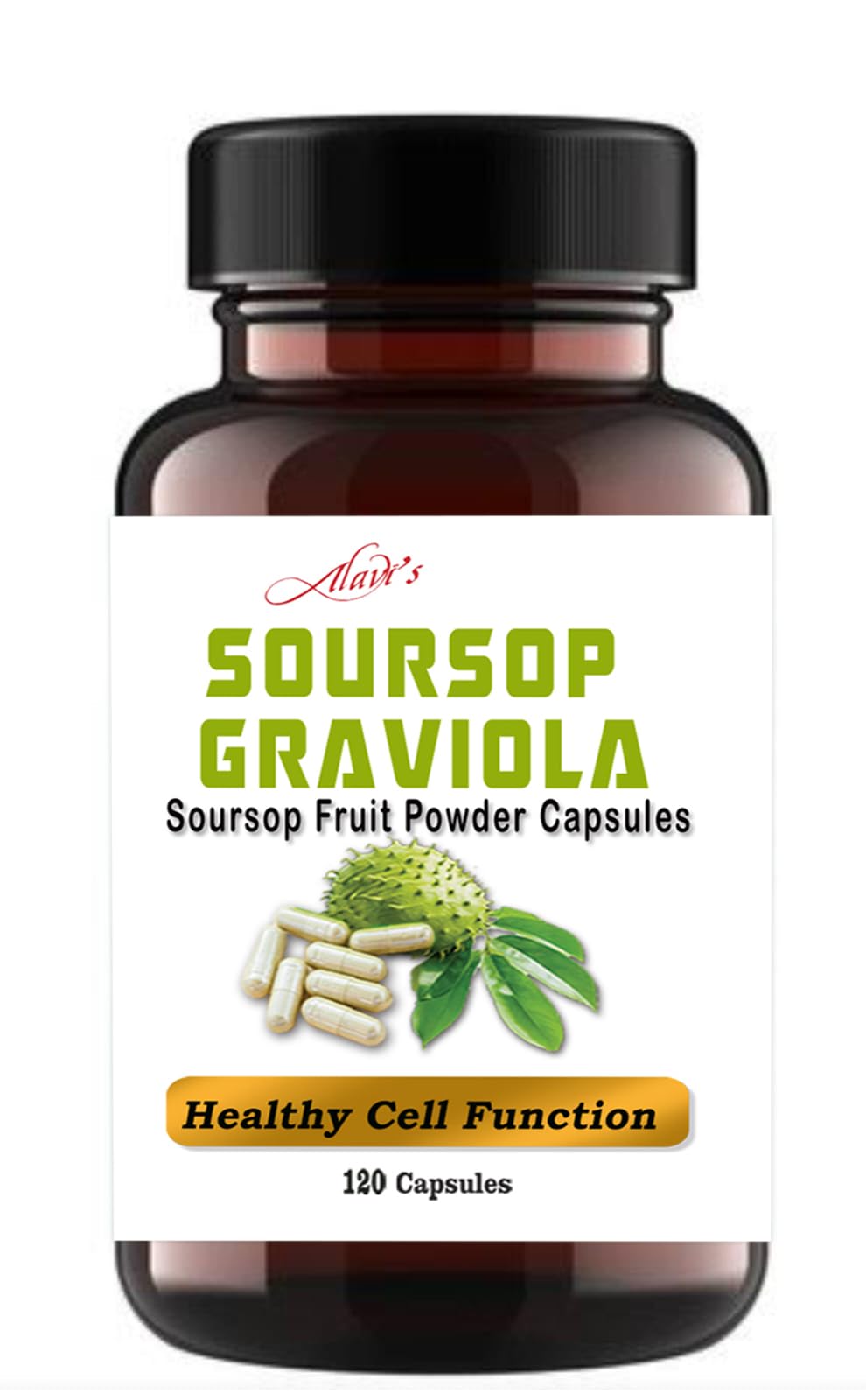 Alavi Soursop/Graviola Fruit 120 capsules