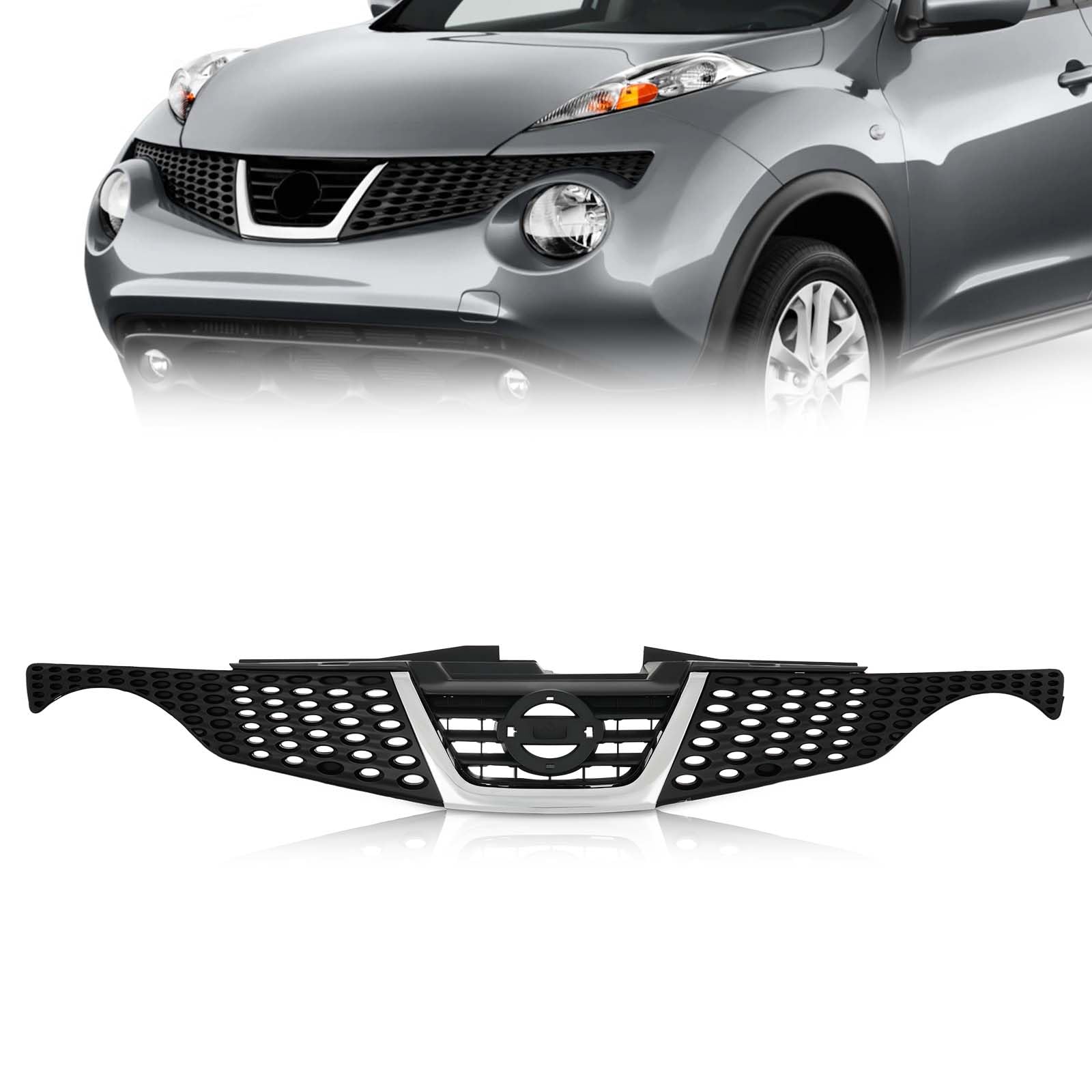 Amazon.com: KARPAL Front Upper Grille with Chrome Compatible with