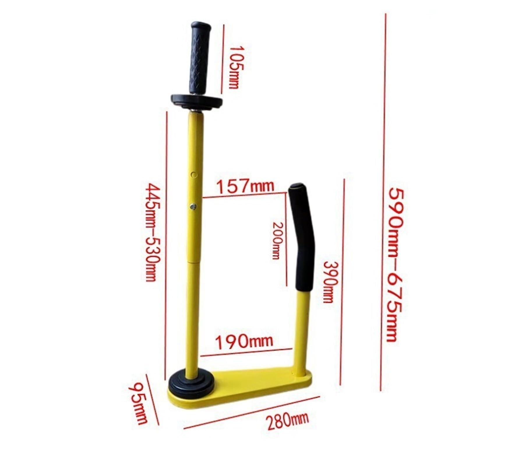 2er Set - Stretchfolienabroller für Verpackung - Ergonomischer Profi Handabroller für Stretchfolie, passend für 30-50 cm Folienbreite, robust & langlebig - Abrollgerät für Palettenverpackung, Umzug