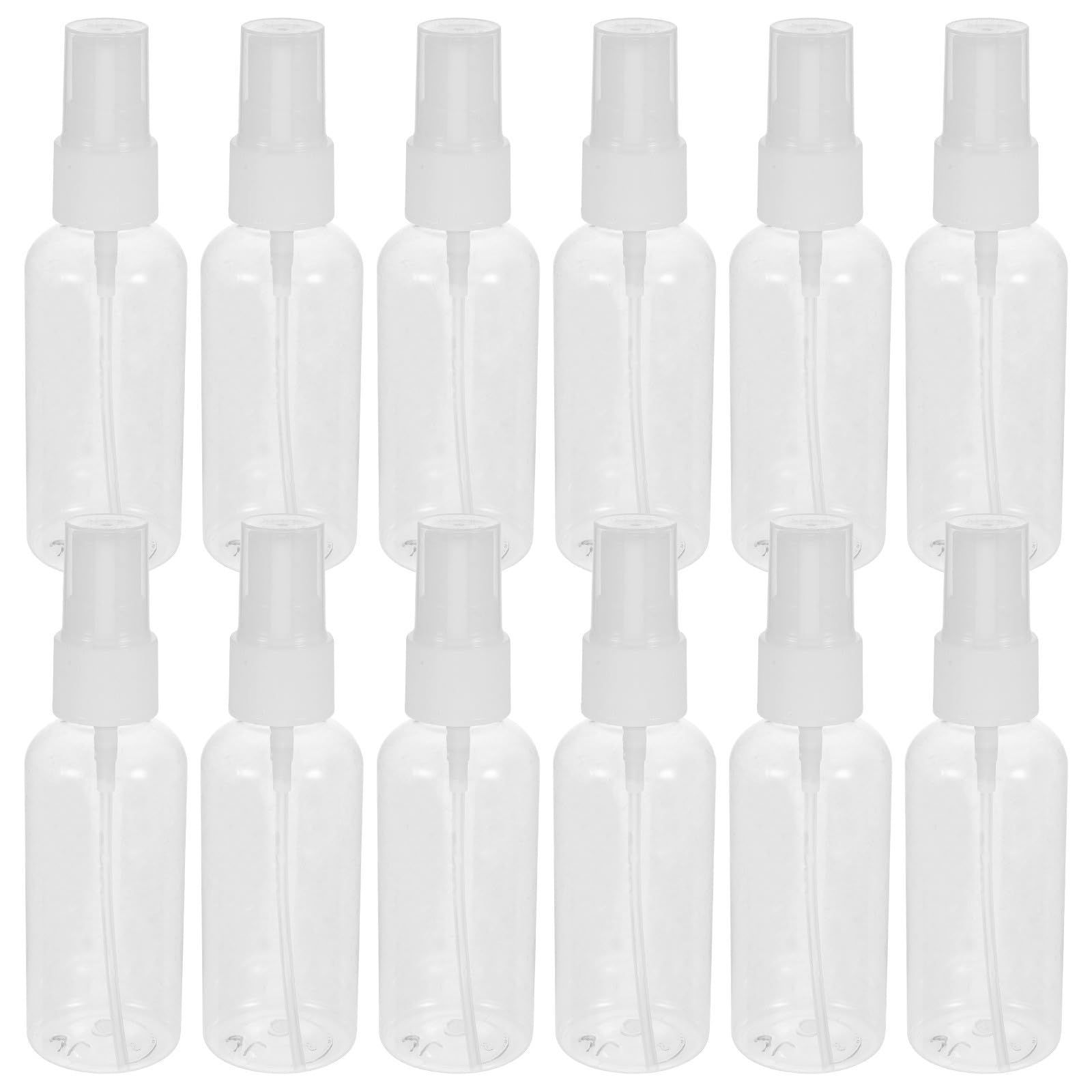 100 Pezzi Nebulizzatore per Profumi da Viaggio 60ml Spray Fine in Plastico Portatile Ricaricabile per Toner e Profumo Uso Quotidiano e Trasporto Facile