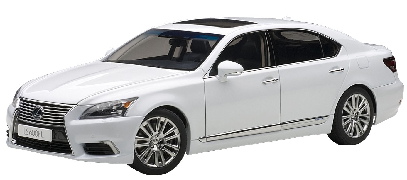 Amazon | AUTOart 1/18 レクサス LS600hL (ホワイトパール・ブラック 