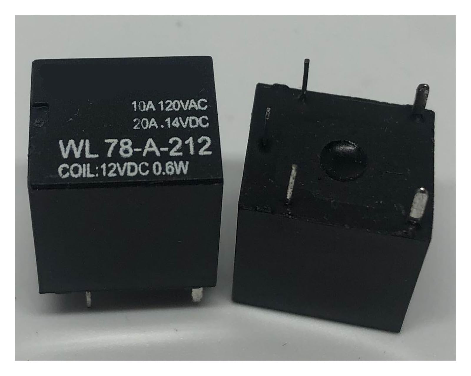 Relais électromécanique WL78-A-212 NISZA T78-2A-12V-0.6W pour circuit