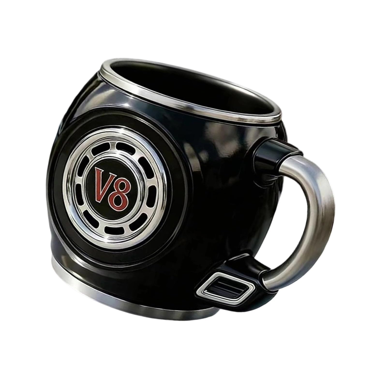 HZBB Drinking Mug Resin Engine Coffee Cup with Stainless Steel Insert Drinkware for Gift and Daily Use Collector ' s Drinkware