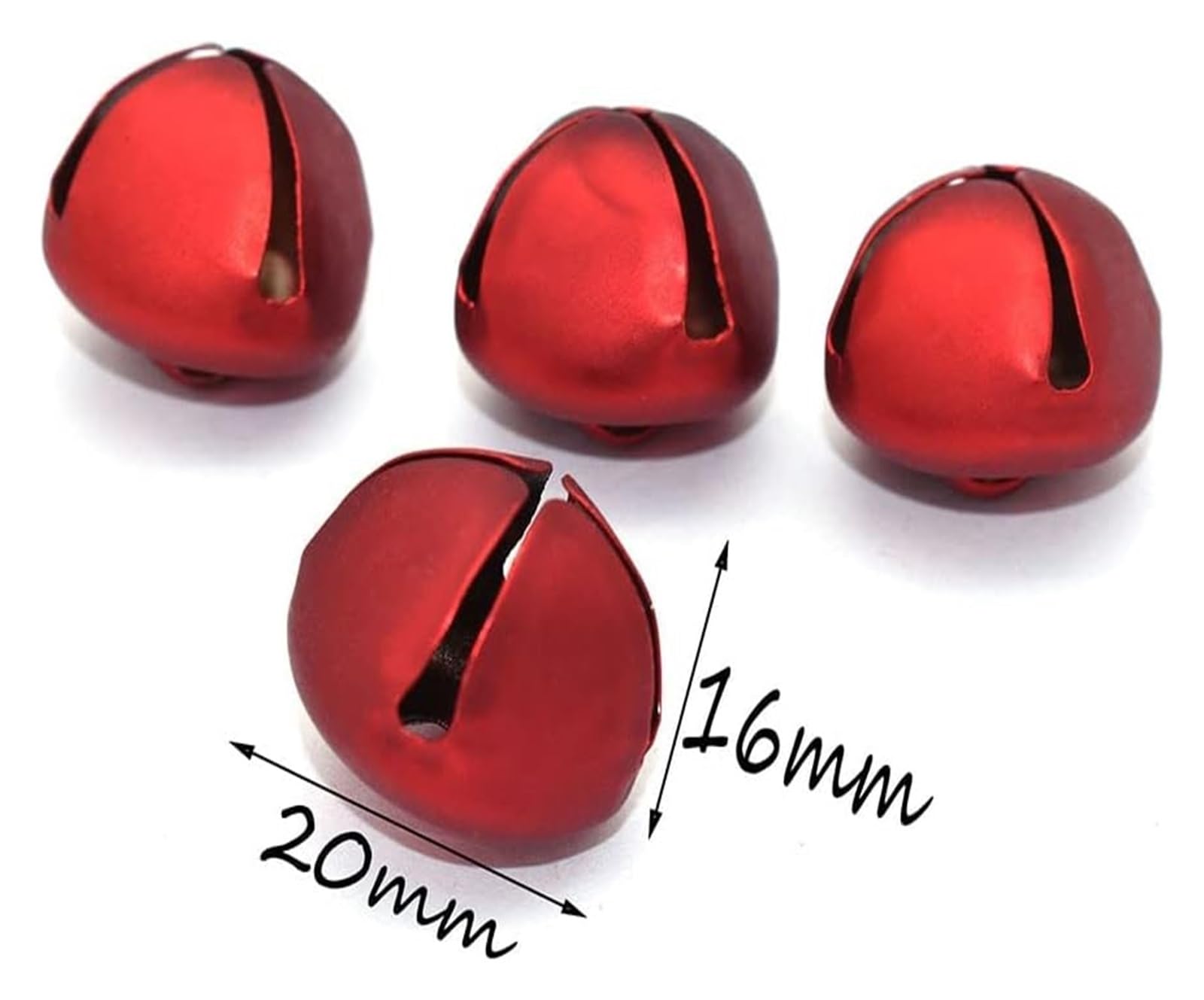 Campane artigianali, ornamenti for campane di Natale, campanelli artigianali, piccole campane di Natale Campane della Croce Rossa(25mm)