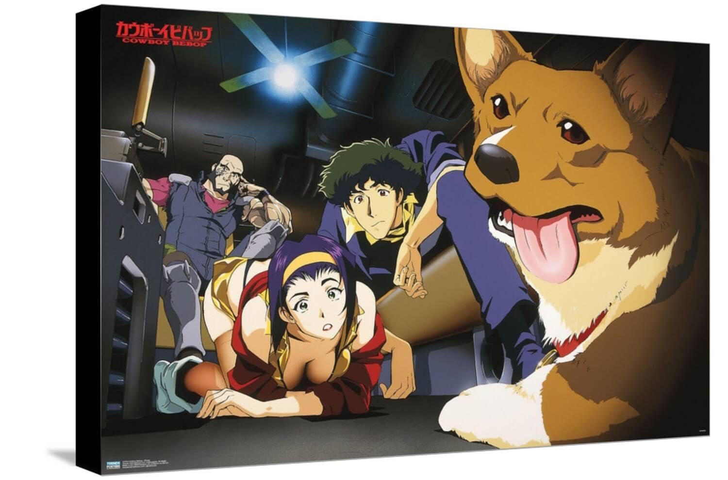 Photo 1 of Trends International Cowboy Bebop - Group Canvas Wall Poster, 14.72" x 22.37", Stretched Canvas